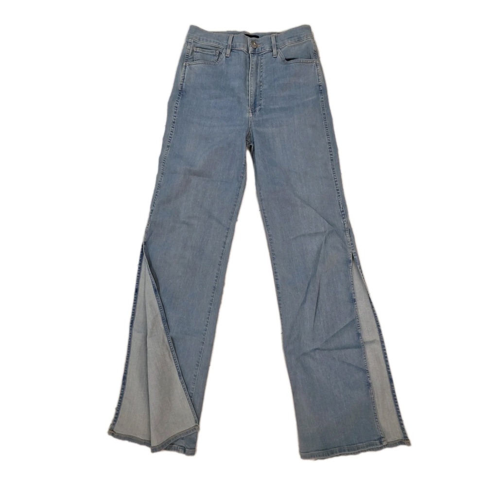 3x1 NYC Womens Jeans Size 26 Blue Stretch Denim Made USA High Rise Split Seam